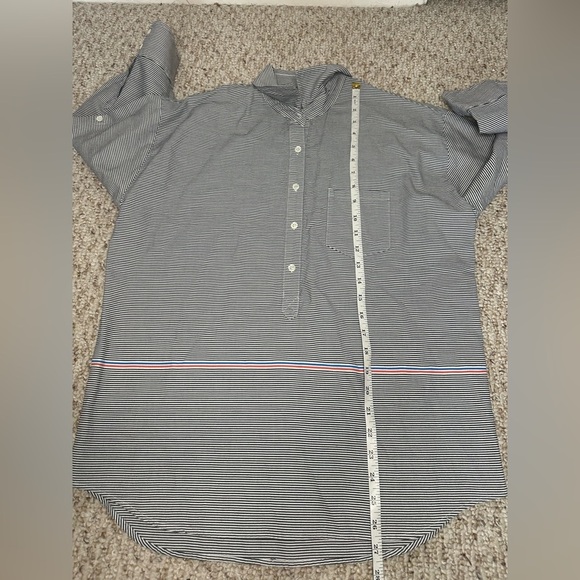 J.Crew Black and White Casual Button Down Shirt size 8 - Picture 6 of 7